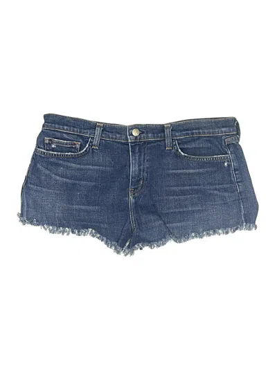 Pre-owned L'agence Denim Shorts In Blue