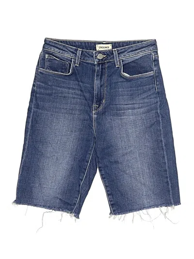 Pre-owned L'agence Denim Shorts In Blue