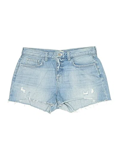 Pre-owned L'agence Denim Shorts In Blue
