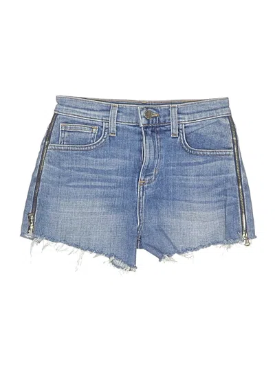 Pre-owned L'agence Denim Shorts In Blue