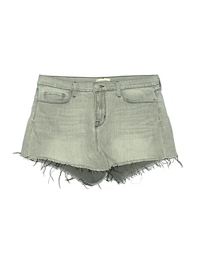 Pre-owned L'agence Denim Shorts In Gray