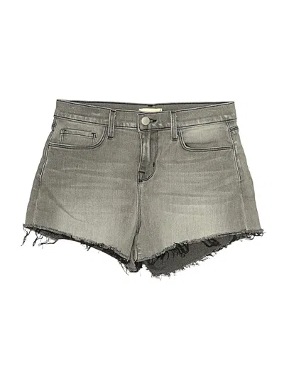 Pre-owned L'agence Denim Shorts In Gray
