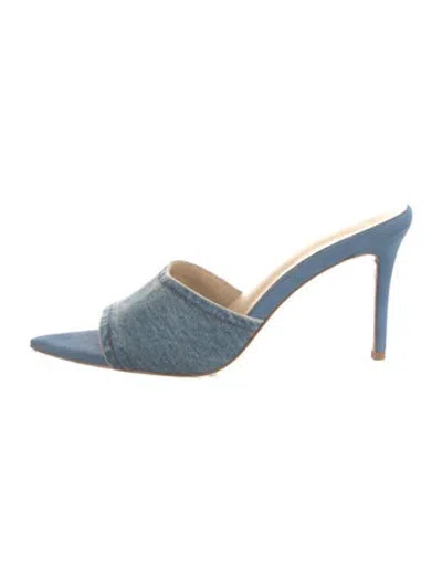 Pre-owned L'agence Denim Slides In Blue