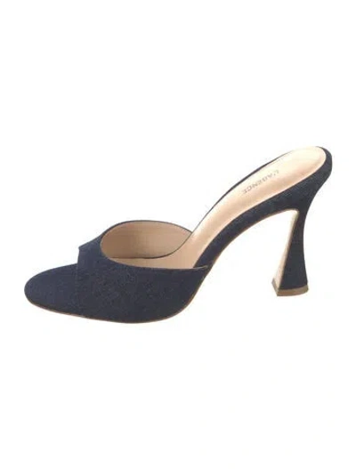 Pre-owned L'agence Denim Slides W/ Tags In Blue