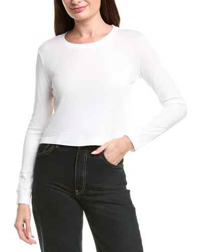 L'agence Donna Crop T-shirt In Animal Print