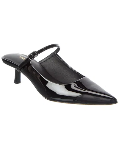 L'agence Edith Patent Mary Jane Strap Mule In Black