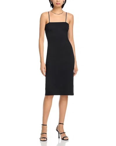 L'AGENCE L'AGENCE EIRA SPAGHETTI STRAP MIDI DRESS