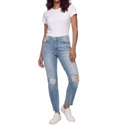 L'agence El Matador French Slim Jeans In Glacier In Blue