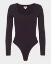 L'agence Trista Stretch Mesh Bodysuit In Multi