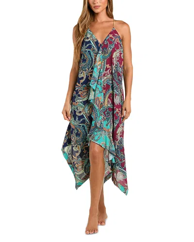 L'agence Elise Bessarabian Paisley Dress Cover-up In Multi