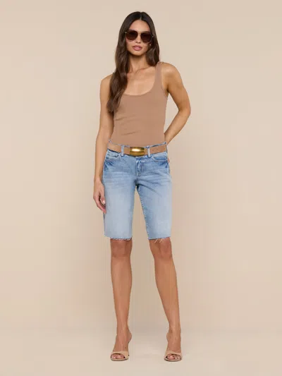 L'agence Elise Jean Bermuda Short In Blue