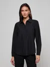 L'agence Ellery Crystal Shirt In Black