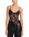 L'agence Elowen Underwire Bodysuit In Multi
