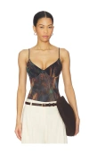 L'agence Elowen Underwire Bodysuit In Multi