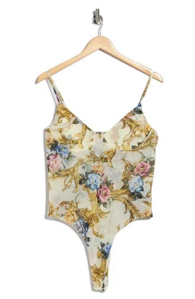 L'agence Elowen Underwire Bodysuit In Multi
