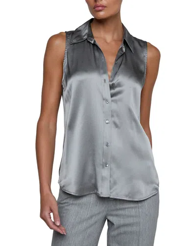 L'agence Emmy Sleeveless Silk Blouse