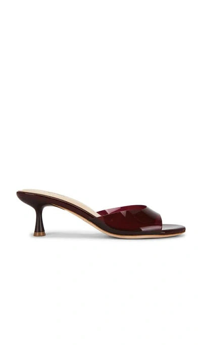 L'agence Esther Sandal In Burgundy