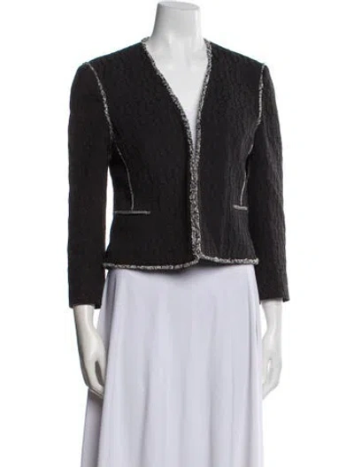 Pre-owned L'agence Evening Jacket In Black