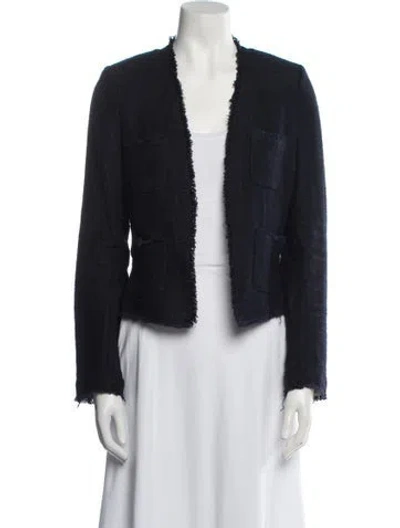 Pre-owned L'agence Evening Jacket In Blue