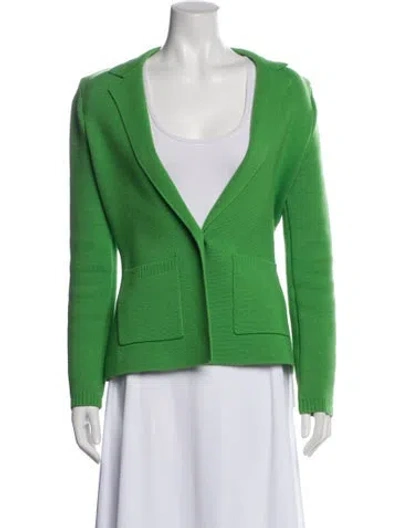 Pre-owned L'agence Evening Jacket In Green