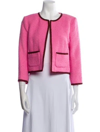 Pre-owned L'agence Evening Jacket In Pink