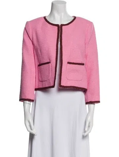 Pre-owned L'agence Evening Jacket In Pink