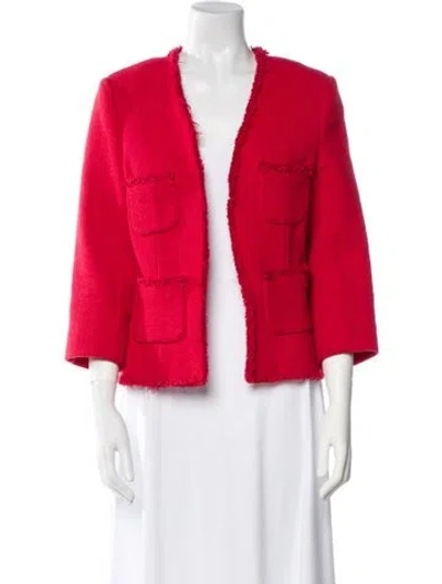 Pre-owned L'agence Evening Jacket In Red
