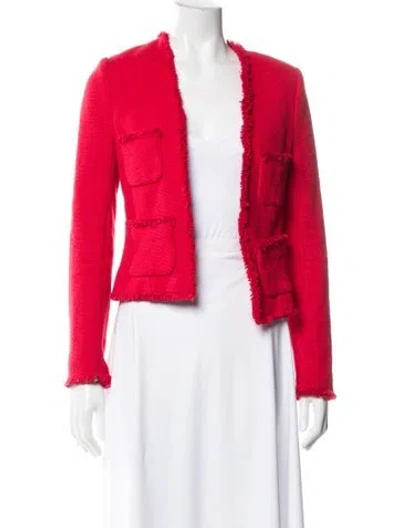 Pre-owned L'agence Evening Jacket In Red