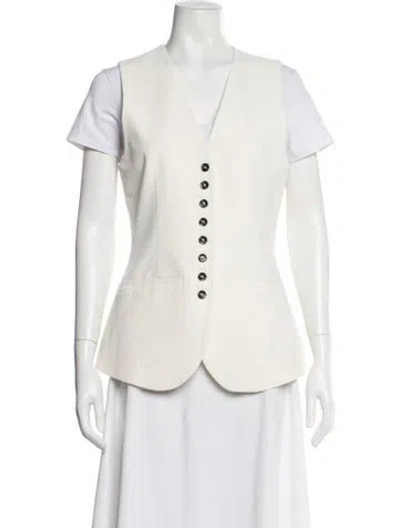 Pre-owned L'agence Evening Jacket W/ Tags In White
