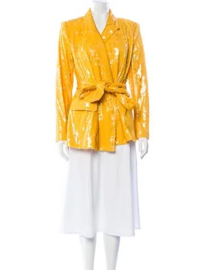 Pre-owned L'agence Evening Jacket W/ Tags In Yellow