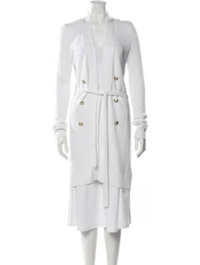 Pre-owned L'agence Evening Jacket In White