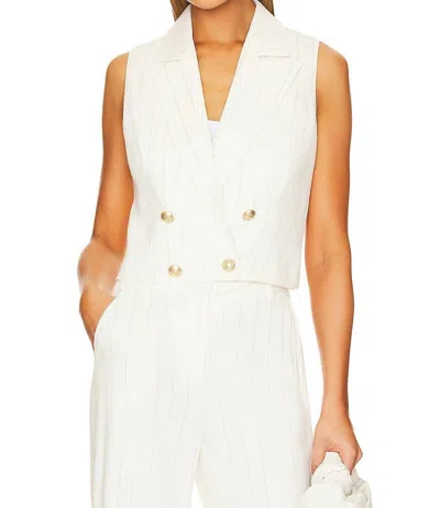 L'agence Fable Vest In Off White