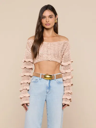 L'agence Fey Crocheted Top In Multi