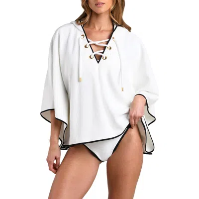 L'agence Fine Line Demeter Cover-up Shirt In Pattern