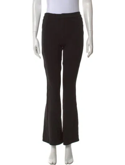 Pre-owned L'agence Flared Pants In Black
