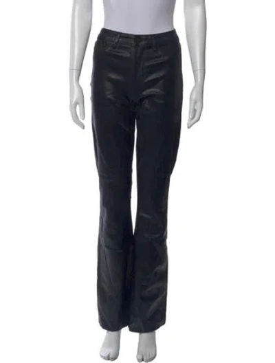 Pre-owned L'agence Flared Pants In Black