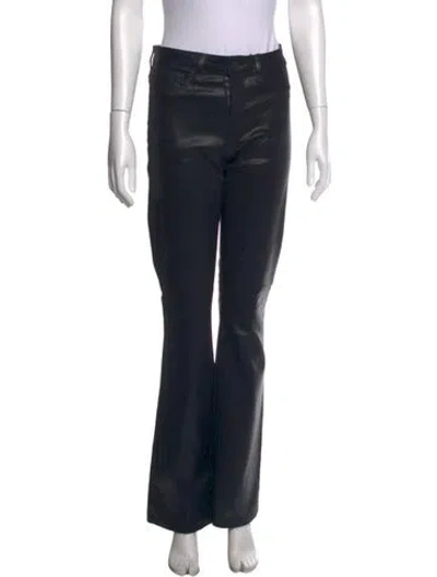 Pre-owned L'agence Flared Pants In Black