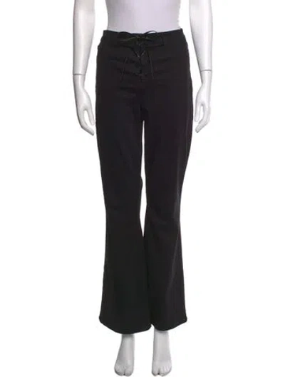 Pre-owned L'agence Flared Pants In Black