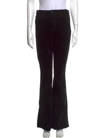 Pre-owned L'agence Flared Pants In Black