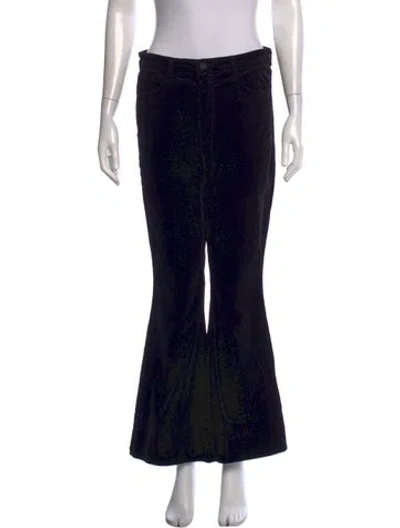 Pre-owned L'agence Flared Pants In Black
