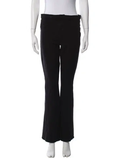 Pre-owned L'agence Flared Pants In Black
