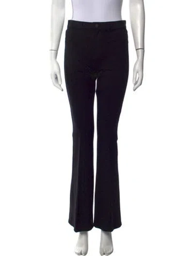 Pre-owned L'agence Flared Pants In Black