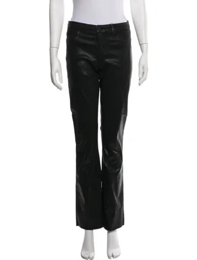 Pre-owned L'agence Flared Pants In Black