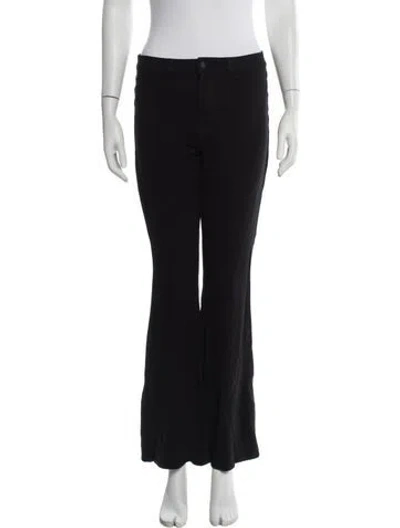 Pre-owned L'agence Flared Pants In Black