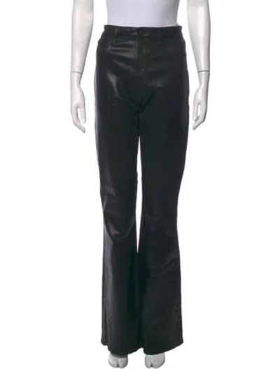 Pre-owned L'agence Flared Pants In Black