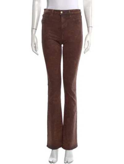 Pre-owned L'agence Flared Pants In Black