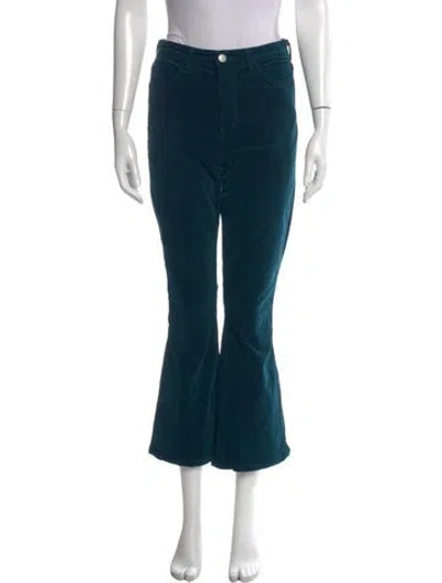 Pre-owned L'agence Flared Pants In Blue