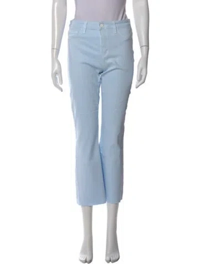Pre-owned L'agence Flared Pants In Blue