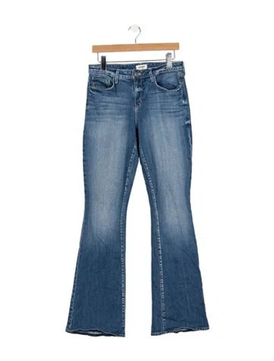 Pre-owned L'agence Flared Pants In Blue