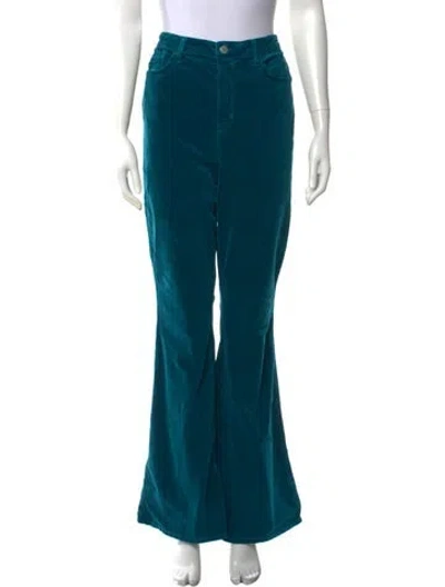 Pre-owned L'agence Flared Pants In Blue